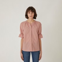 올리비아로렌 셔링 디테일 블라우스 VOCNSYM4421