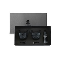 디씨네트워크 차량용 불독 방향제 무광실버 2개 오일향, 1세트, 화이트머스크