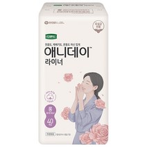 디펜드 여성용 애니데이 요실금 라이너 롱, 40개입, 1개