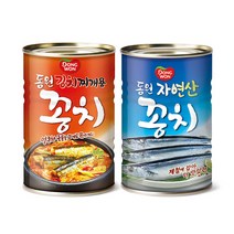 동원 김치찌개용 꽁치 300g + 꽁치 300g 세트, 1세트
