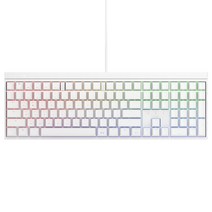 CHERRY 게이밍 기계식 유선키보드 CHERRY MX BOARD 2.0S RGB, 갈축, 화이트
