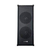 SMENC 풀레인지 20W 4옴 벽걸이형 야외용 방수 컬럼스피커 블랙, J-PRO SCL-20WP