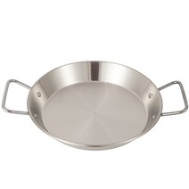 키친이레 스텐 양수 인덕션겸용 직화 빠에야팬, 22cm, 1개