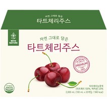 네이쳐브릿지 자연 그대로 담은 타트체리주스, 100ml, 20개