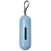 PETCA 반려동물 휴대용 물병 풋백 케이스, 블루, 1개