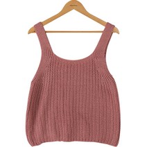 빼빼 여성용 뷔스티에 레이어드 니트 베스트