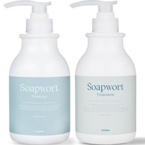 라온 솝워트 비누풀 샴푸 500ml + 트리트먼트 500ml 세트, 1세트
