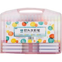 더조넷 소프트 마커펜 세트, 48색, 1세트