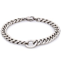 세인트스코트 남성용 ALAIN ROMA CURVE CHAIN BRACELET STJ-SB4012
