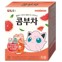 담터 포켓몬 콤부차 자몽, 5g, 30개, 1개