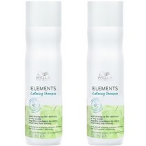웰라 프로페셔널 엘리먼츠 카밍 샴푸 JHK_1055, 2개, 250ml