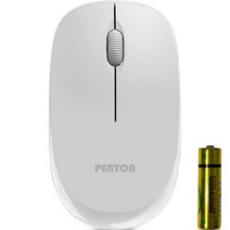 펜톤 컴팩트 무소음 무선 마우스, COMPACT W, 화이트