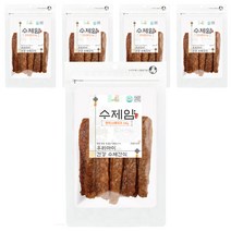 펫루트 강아지 우리아이 건강 수제얌 간식 연어 스테이크 100g, 5개