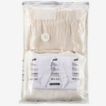 ASSARE 압축기 필요없는 8초 진공 압축팩 일반형 M 56 x 80 cm, 1개입, 1개