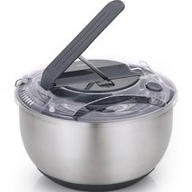 리본제이 무디타 프로페셔널 304 스텐 믹싱볼 야채 탈수기 5L, 혼합색상, 1개