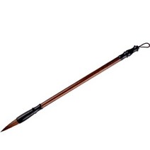 원목 단단한 늑대 센트 동양화붓 06, 중(28.5 x 0.9 cm), 1개