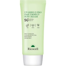 리코셀 유브이 쉴드 프로 데일리 앤 마일드 선크림 SPF50+ PA+++, 70ml, 1개