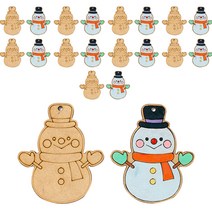 민화샵 팬시우드 크리스마스, 20개, 눈사람