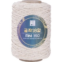 공작표 순면 색사 18합 미니 350, 금사