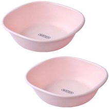 모나코올리브 라파스텔 스퀘어 대야 대형, 핑크, 2개
