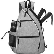 일반 라켓 테니스 백팩, 그레이