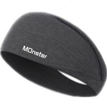 몬스터 와이드 스포츠 헤어 밴드, 다크 그레이