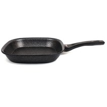 키친아트 열센서 통주물 양면마블 사각 후라이팬, 1개, 27cm