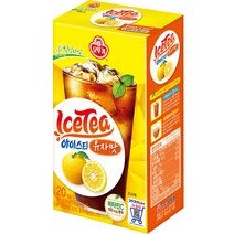 오뚜기 아이스티 유자맛, 14g, 20개