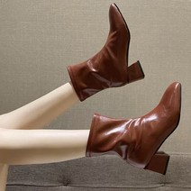 시너 앵클 부츠 유광