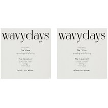 비온뒤 웨이비 데이즈 노트 ver 2 무지 M, 누 화이트, 2개