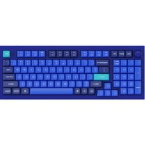 키크론 Q5 Knob Frame RGB 핫스왑 적축 키보드 풀패키지, 네이비 블루, 일반형, Keychron Q5 Knob O1