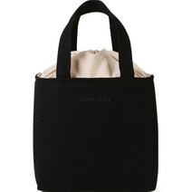 블랑블랙 스트링 런치 보온보냉 쿨러백 5.6L, 블랙