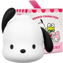 벨르아망 산리오 포차코 빅페이스 리필형 차량용 방향제 세트, 프레쉬 코튼, 1세트