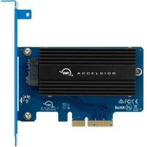 OWC Accelsior 1A 애플 SSD NVMe M.2 to PCIe 3.0 X4 확장슬롯 어댑터 카드 OWC Accelsior 1A