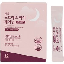 경방 스트레스 바이 테아닌 타트체리 맛 30p, 10ml, 1개