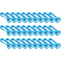 플라스틱 고리 13mm, 30개, 5 푸른색
