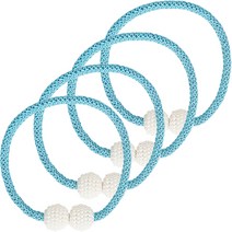 마켓피오 자석 진주 커튼 고정끈, 4개, 타입11