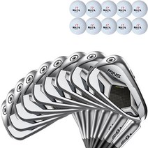 핑 스틸 아이언 9종 세트 G430 AWT 2.0 Lite 9i + 마야골프볼 10p 세트, 22도, SR