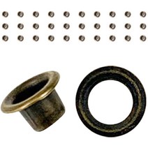 아일렛링 5mm #300, 엔틱골드, 100개