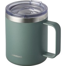 락앤락 하우스 머그컵 370ml, 카키, 1개