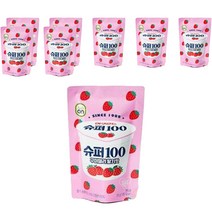 에치와이 슈퍼 100 구미젤리 딸기맛, 50g, 8개