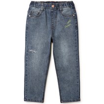 페리미츠 남아용 봉주르 구제 데님 팬츠 P2312Q201