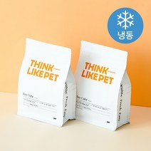 씽크라이크펫 큐브생식 강아지 생식 사료 2개 (냉동), 소, 1kg