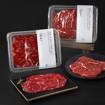 전통참한우 1등급 커플구이 등심 250g + 채끝 250g 세트 (냉장), 1세트