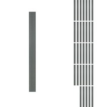 DIY 셀프 원목 우드패널 60cm, 브러싱 AN 04 블루, 34개