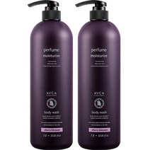 아브카 퍼퓸 대용량 바디워시 체리블라썸, 1000ml, 2개