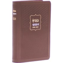 두란노 개역개정 성경전서 21C찬송가 무지퍼 진갈색 NKR72THU