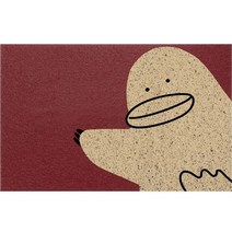 양드레 미끄럼방지 현관 코일매트 60 x 90 cm, 오리, 1개