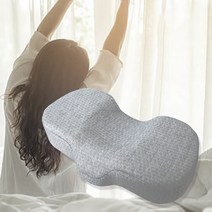 맘스품 메모리폼 베개, 텐셀 그레이