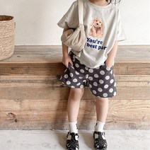 여아용 코튼워시 도트 팬츠 CCW33GPT97